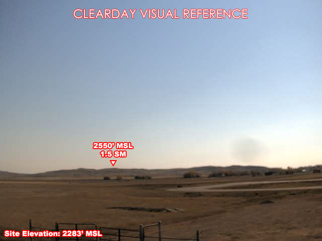 Terry Airport, SouthEast view on a clear day