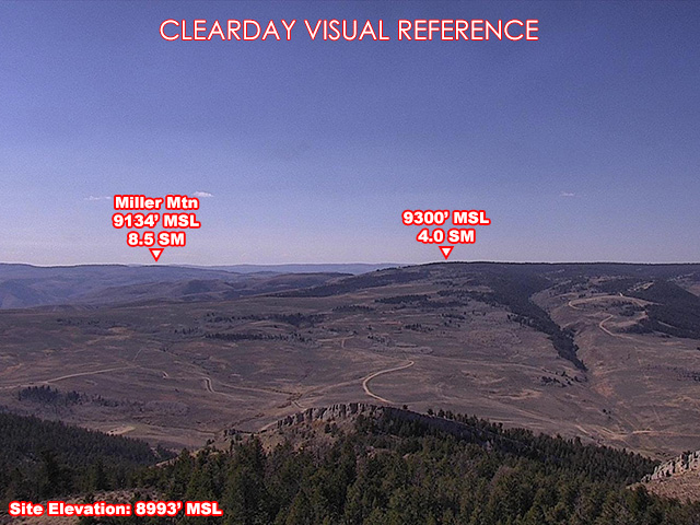 Hogsback, West view on a clear day