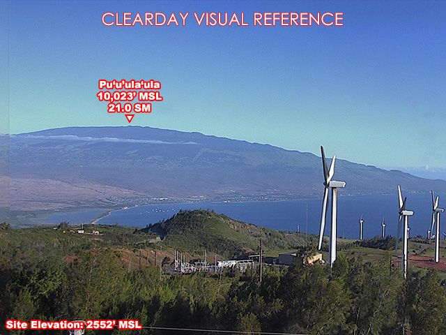 Kaheawa, SouthEast view on a clear day