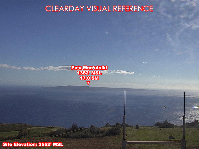 Kaheawa, South view on a clear day