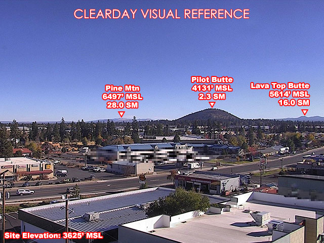 Bend ODOT, SouthEast view on a clear day