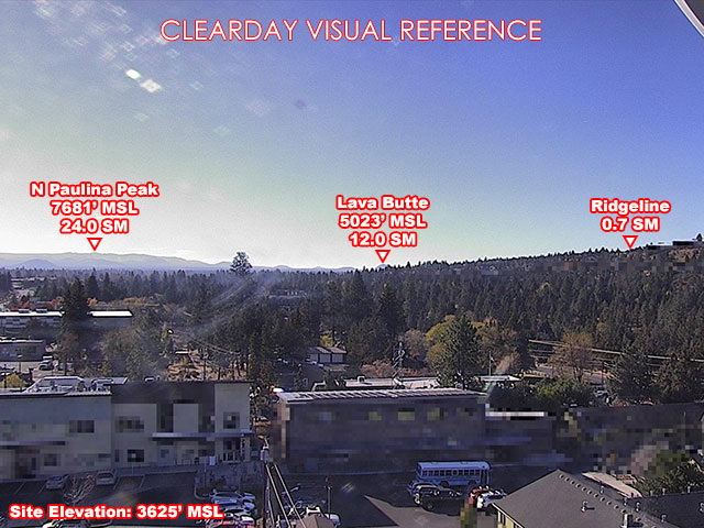 Bend ODOT, South view on a clear day