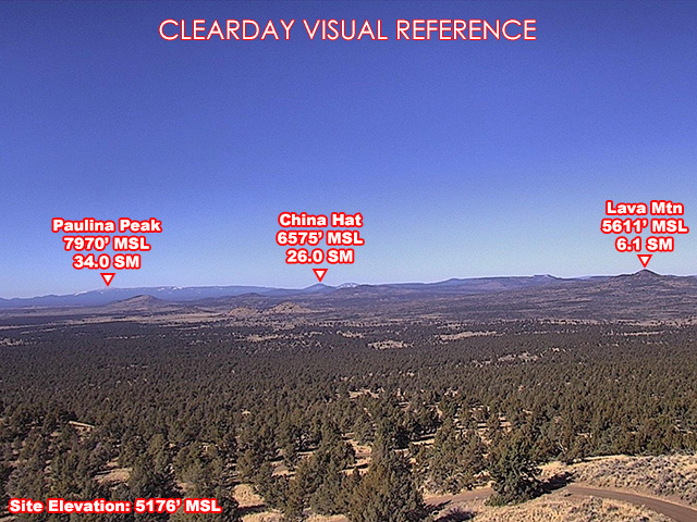Green Mtn, NorthWest view on a clear day
