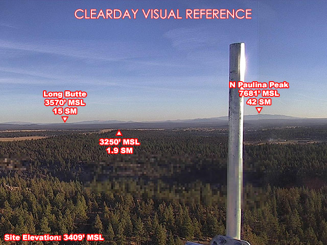 Henkle Butte, SouthEast view on a clear day