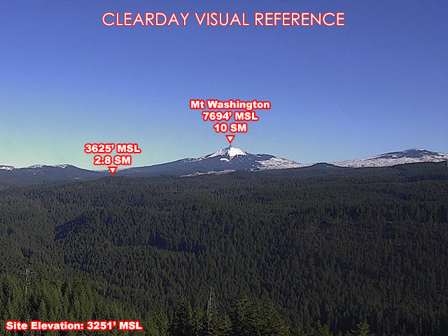 Smith Ridge, East view on a clear day