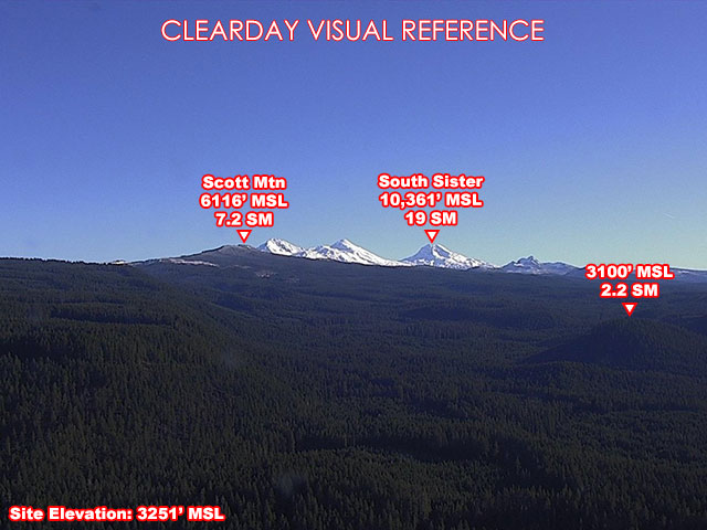 Smith Ridge, SouthEast view on a clear day