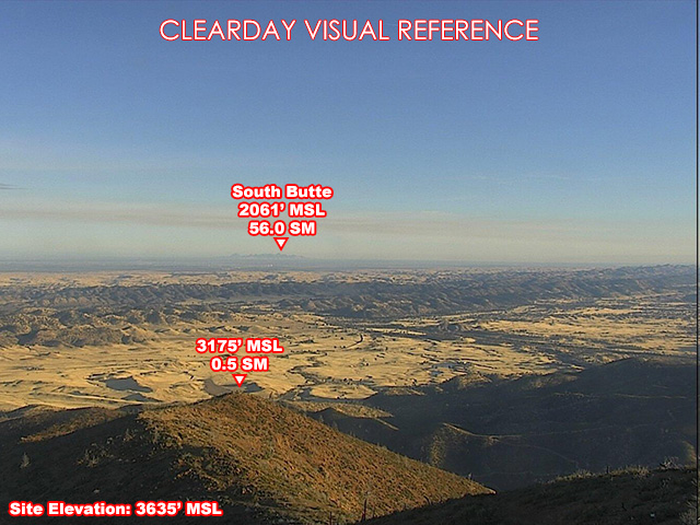 Red Mtn Glenn, SouthEast view on a clear day