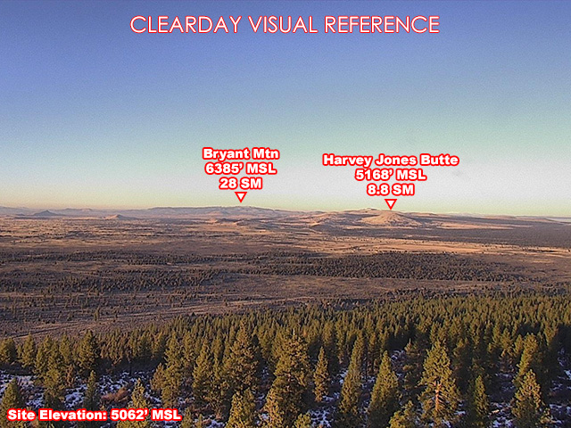 Timber Mtn, North view on a clear day
