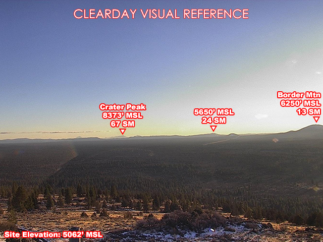 Timber Mtn, South view on a clear day