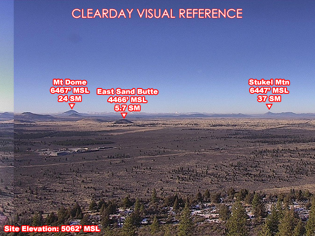 Timber Mtn, NorthWest view on a clear day