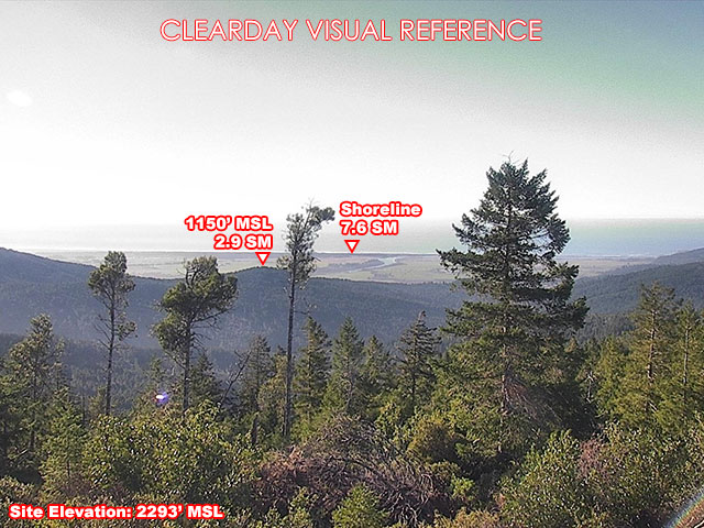 High Divide, West view on a clear day