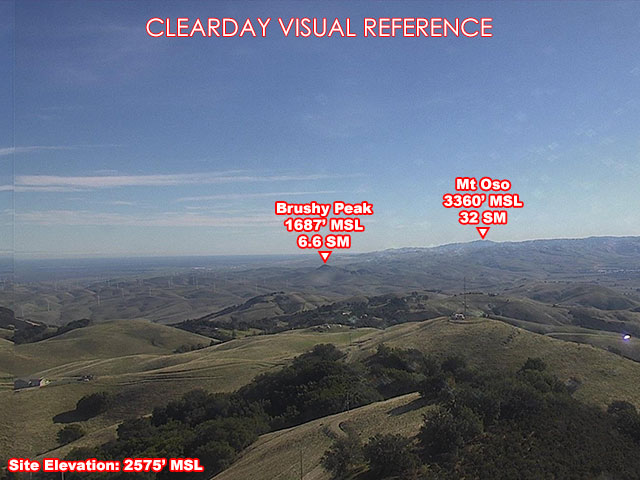 Highland Peak, SouthEast view on a clear day