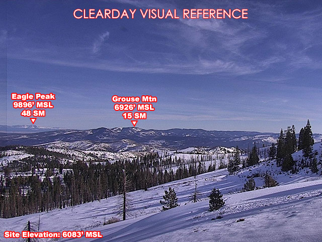 Happy Camp, SouthEast view on a clear day