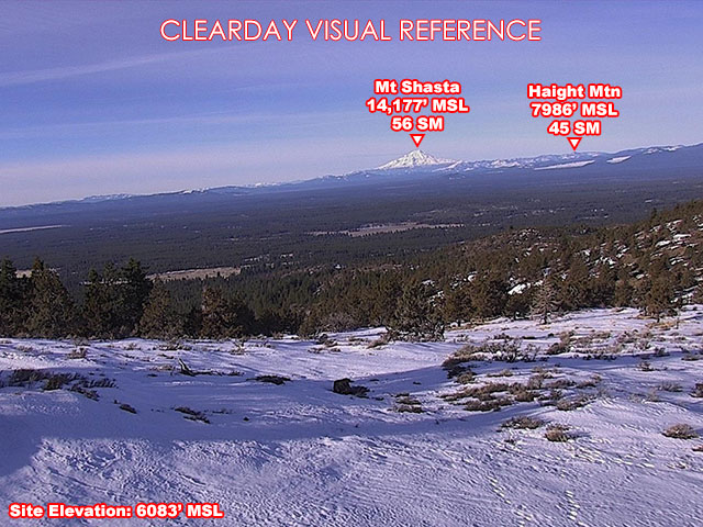 Happy Camp, West view on a clear day