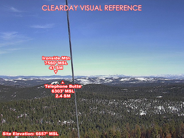 King Mtn, NorthEast view on a clear day