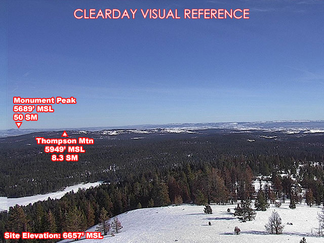 King Mtn, SouthEast view on a clear day