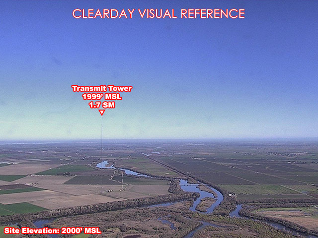 Walnut Grove, North view on a clear day