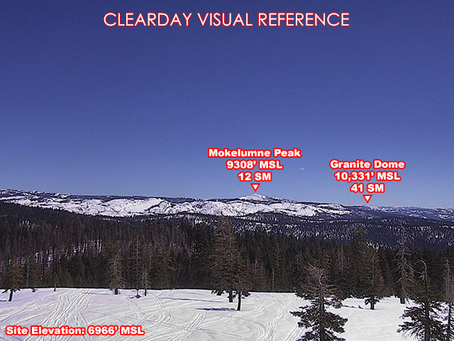 Leek Springs, SouthEast view on a clear day