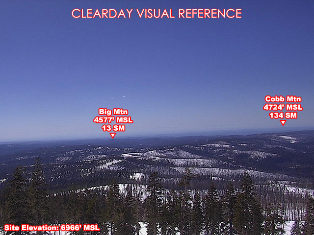 Leek Springs, West view on a clear day