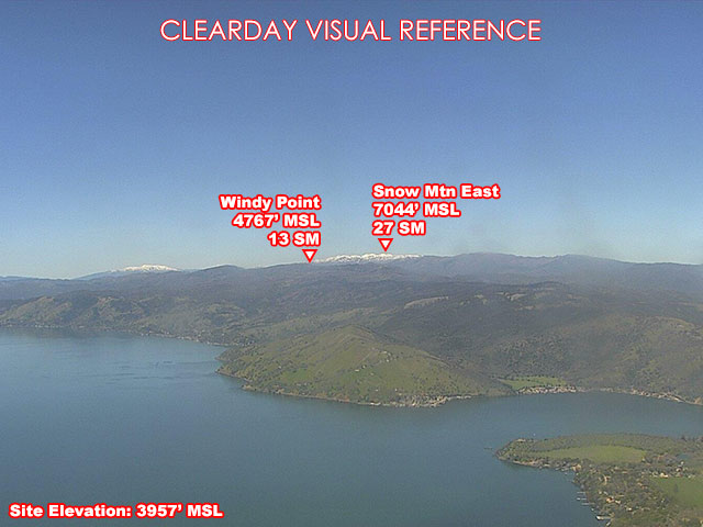 Buckingham Peak, North view on a clear day