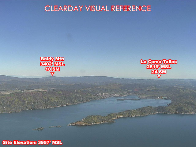 Buckingham Peak, NorthEast view on a clear day