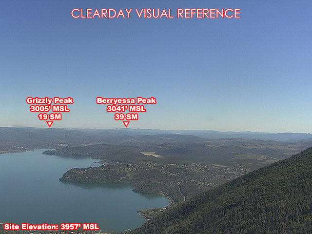 Buckingham Peak, SouthEast view on a clear day