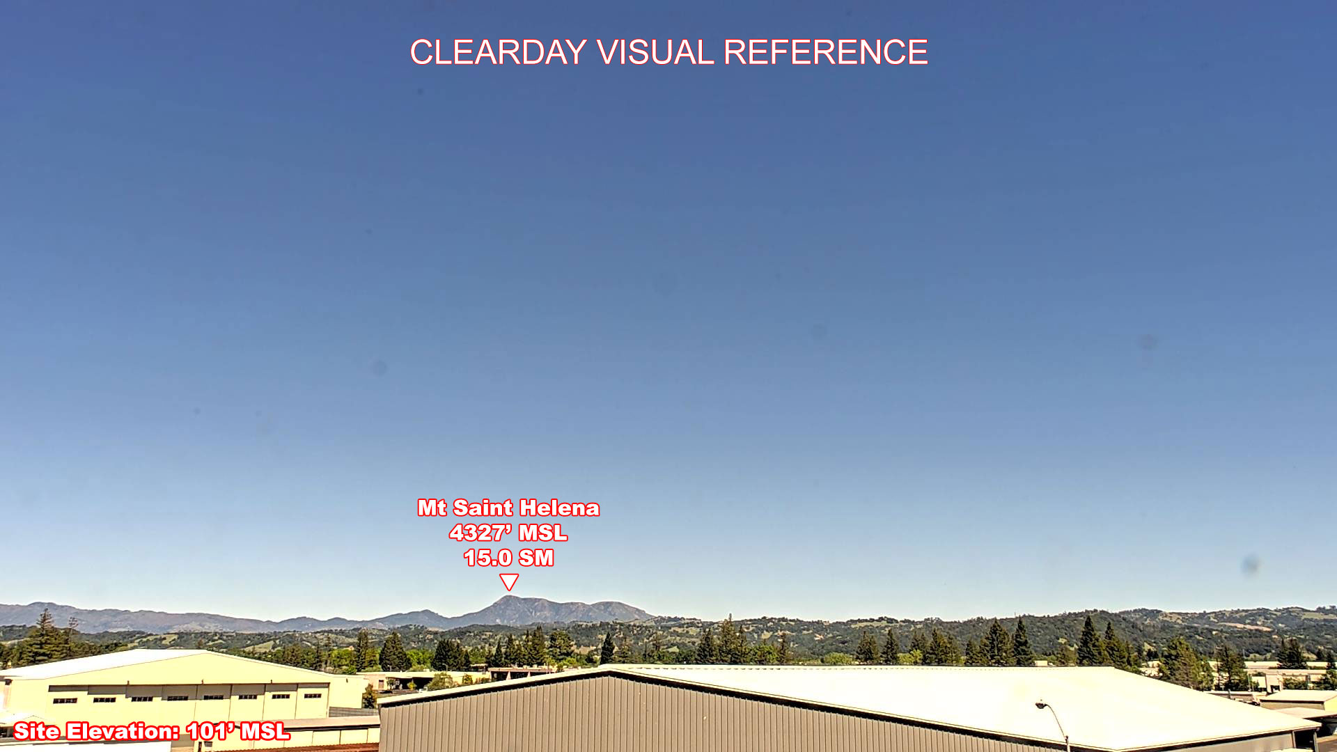 Santa Rosa 2, NorthEast view on a clear day