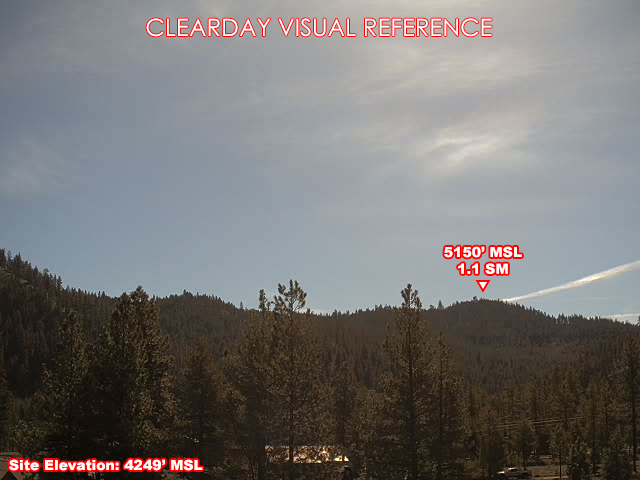 West Fork Airstrip, SouthEast view on a clear day