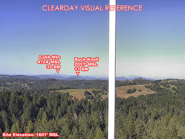 Meyers, NorthEast view on a clear day