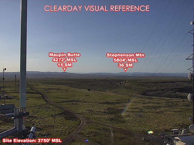 Shaniko, SouthEast view on a clear day