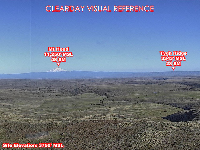 Shaniko, NorthWest view on a clear day