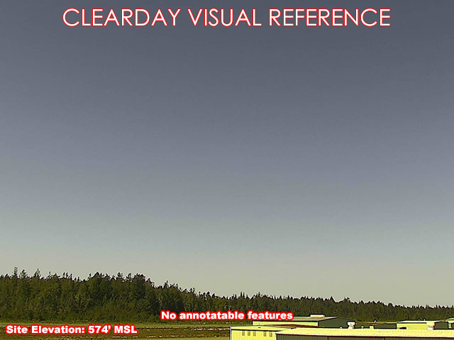 Little River Airport, West view on a clear day