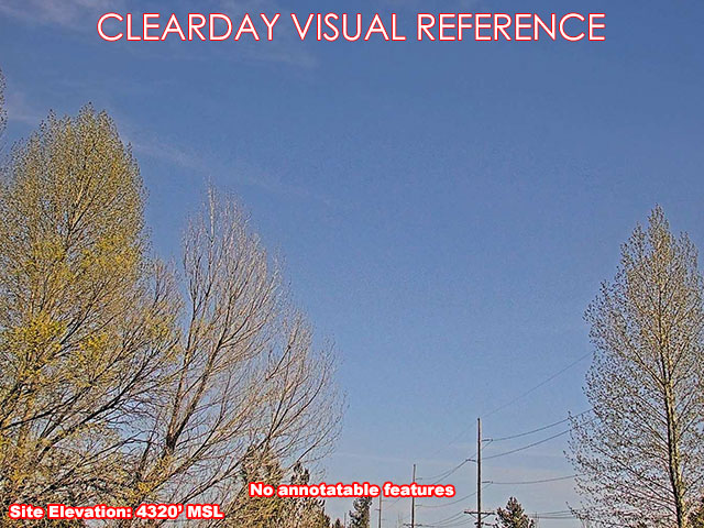 Christmas Valley, East view on a clear day