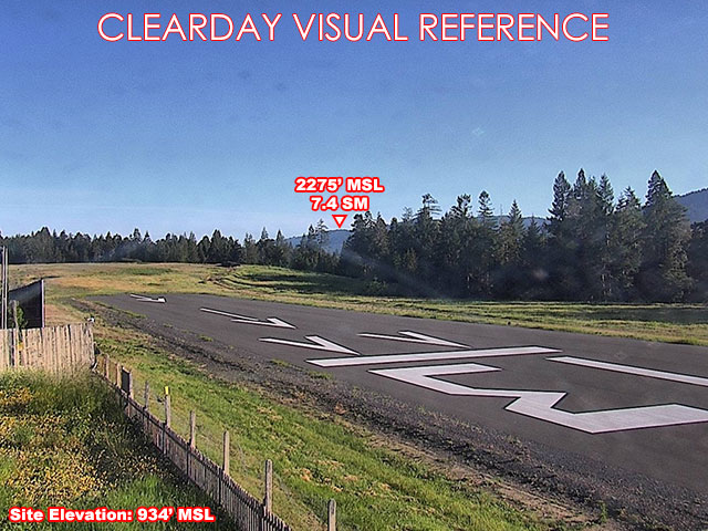 Ocean Ridge Airport, NorthWest view on a clear day