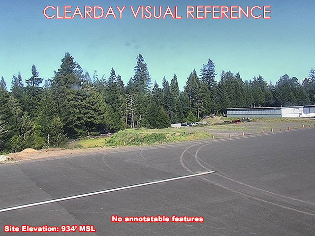 Ocean Ridge Airport, East view on a clear day