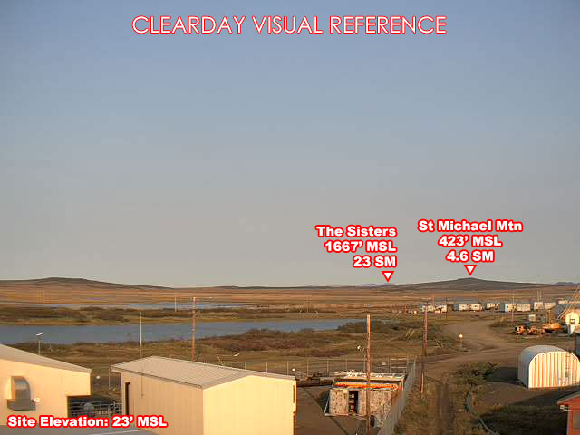 Stebbins, SouthEast view on a clear day