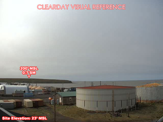 Stebbins, SouthWest view on a clear day
