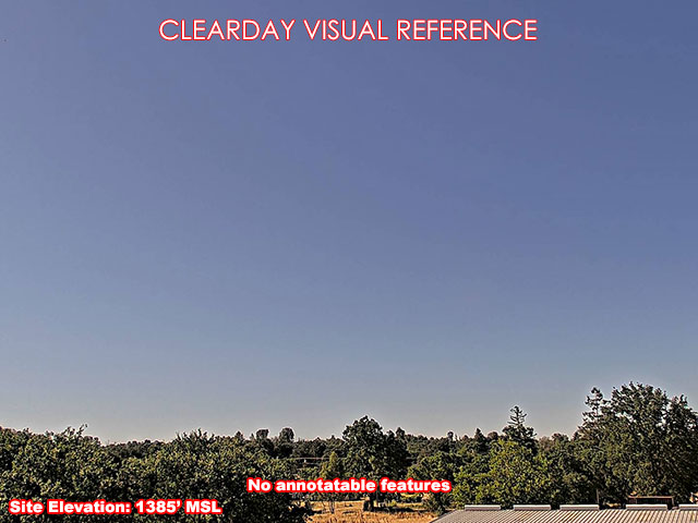 Clearlake, South view on a clear day