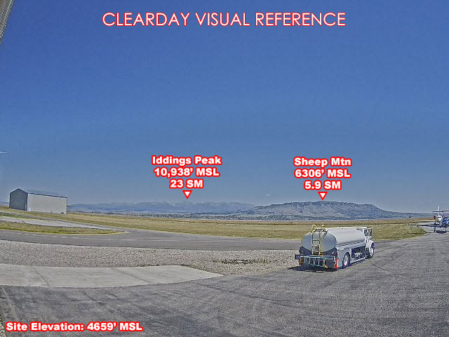 Livingston/Mission Field, NorthEast view on a clear day