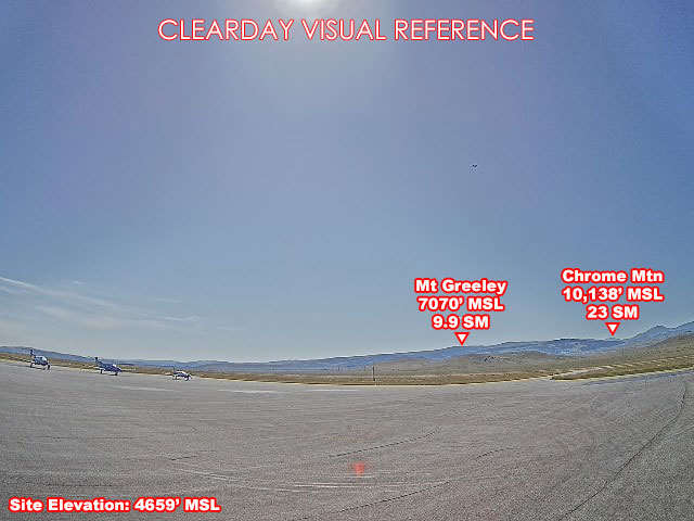 Livingston/Mission Field, SouthEast view on a clear day