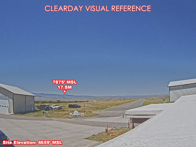 Livingston/Mission Field, NorthWest view on a clear day