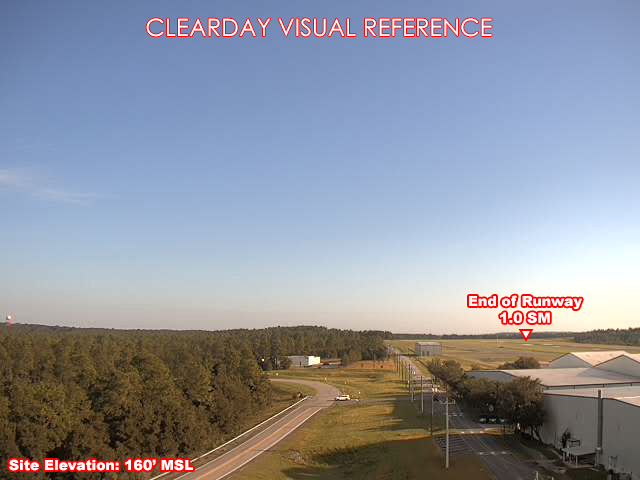 Crestview, North view on a clear day