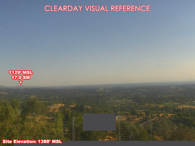 Stoney Ridge, South view on a clear day