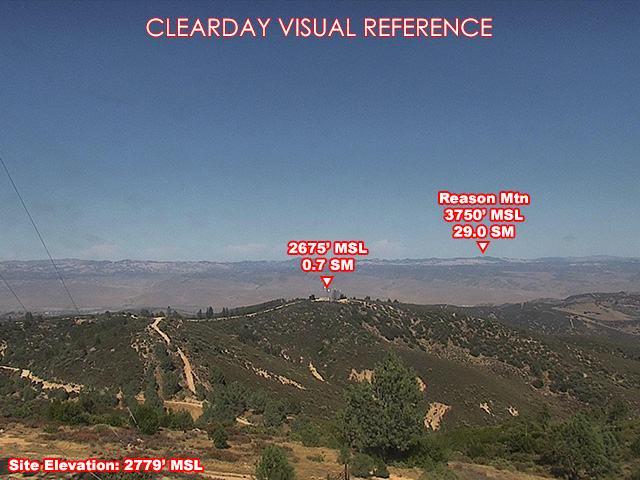 Williams Hill, East view on a clear day