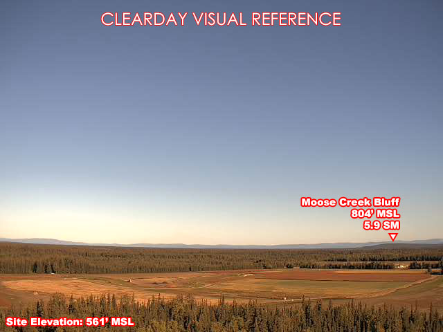 Eielson, NorthWest view on a clear day