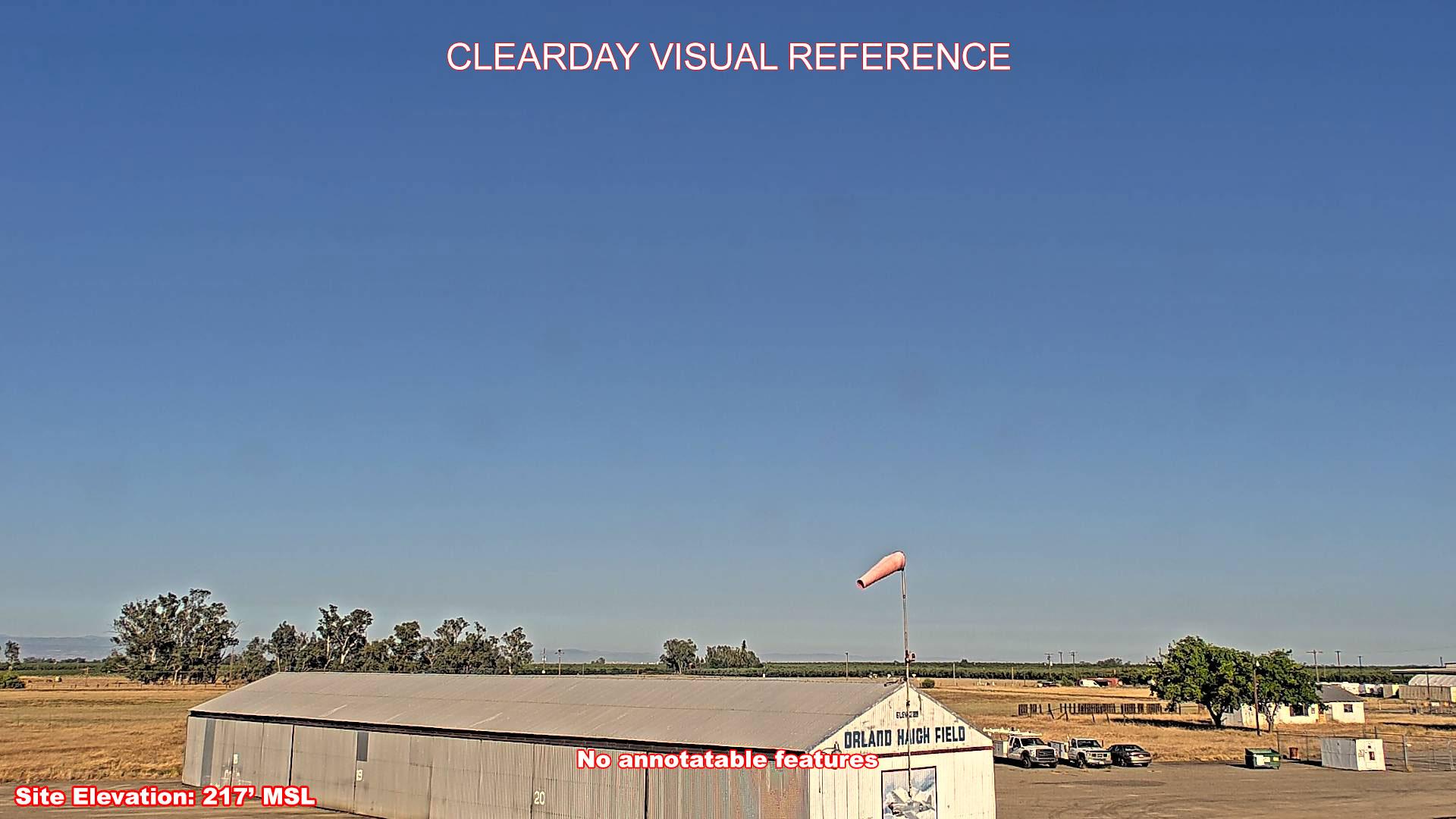 Orland Airport, East view on a clear day