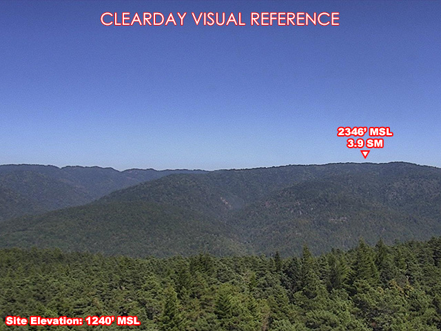 Ten Mile, NorthEast view on a clear day