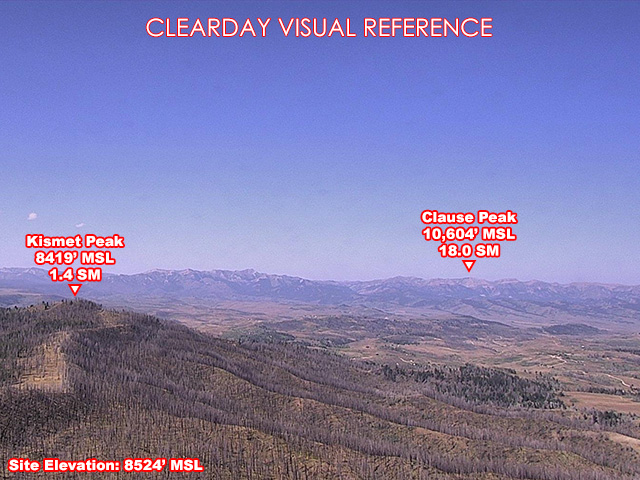 South Rim, West view on a clear day