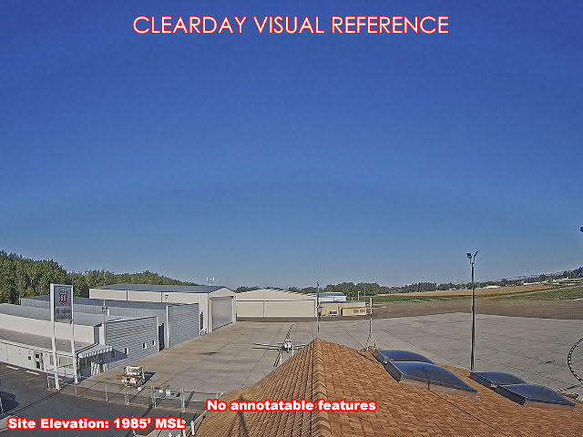 Sidney Airport, East view on a clear day