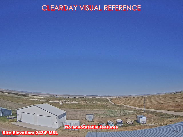 Scobey Airport, North view on a clear day